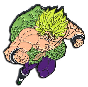 Dragon Ball Super SS Broly Attach Authentic Metal Pin
