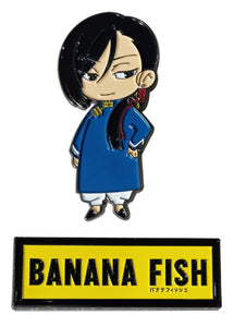 Banana Fish SD Yut-Lung & Logo Authentic Anime Metal Pin Set