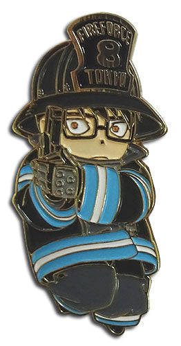 Fire Force SD Takehisa Authentic Anime Metal Pin