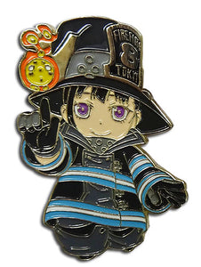 Fire Force SD Maki Authentic Anime Metal Pin