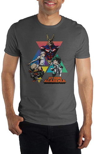 My Hero Academia Group Triangles Men's T-Shirt