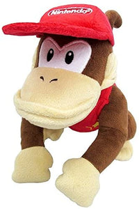 Super Mario All Star Collection Diddy Kong Stuffed Plush 9"H