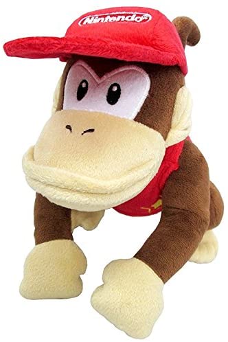 Super Mario All Star Collection Diddy Kong Stuffed Plush 9