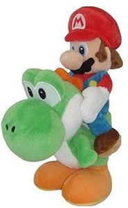 Super Mario Series Mario Riding Yoshi Plush 8"H