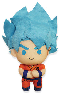 Dragon Ball Super SSGSS Goku Blue 6.5"H Official Plush