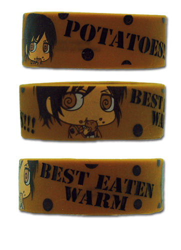Attack on Titan SD Sasha Potato Best Eaten Warm PVC Wristband