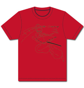 Inuyasha Leaping Inuyasha Outline Men's T-shirt