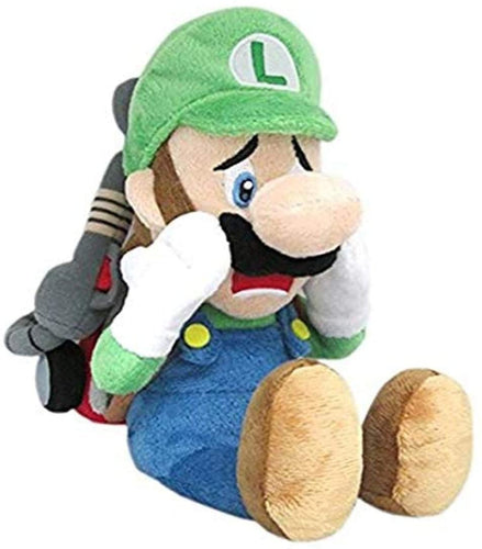 Super Mario Series Luigi's Mansion Scared Luigi with Stobulb Stuffed Plush 10