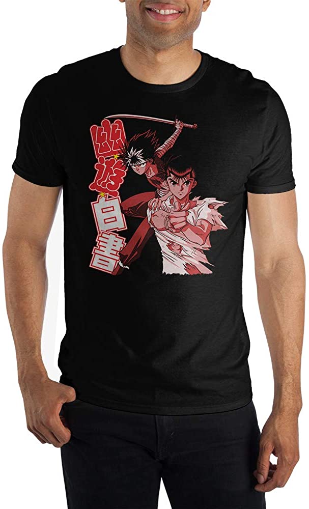 Yu Yu Haksuho Yusuke & Hiei Men's T-Shirt