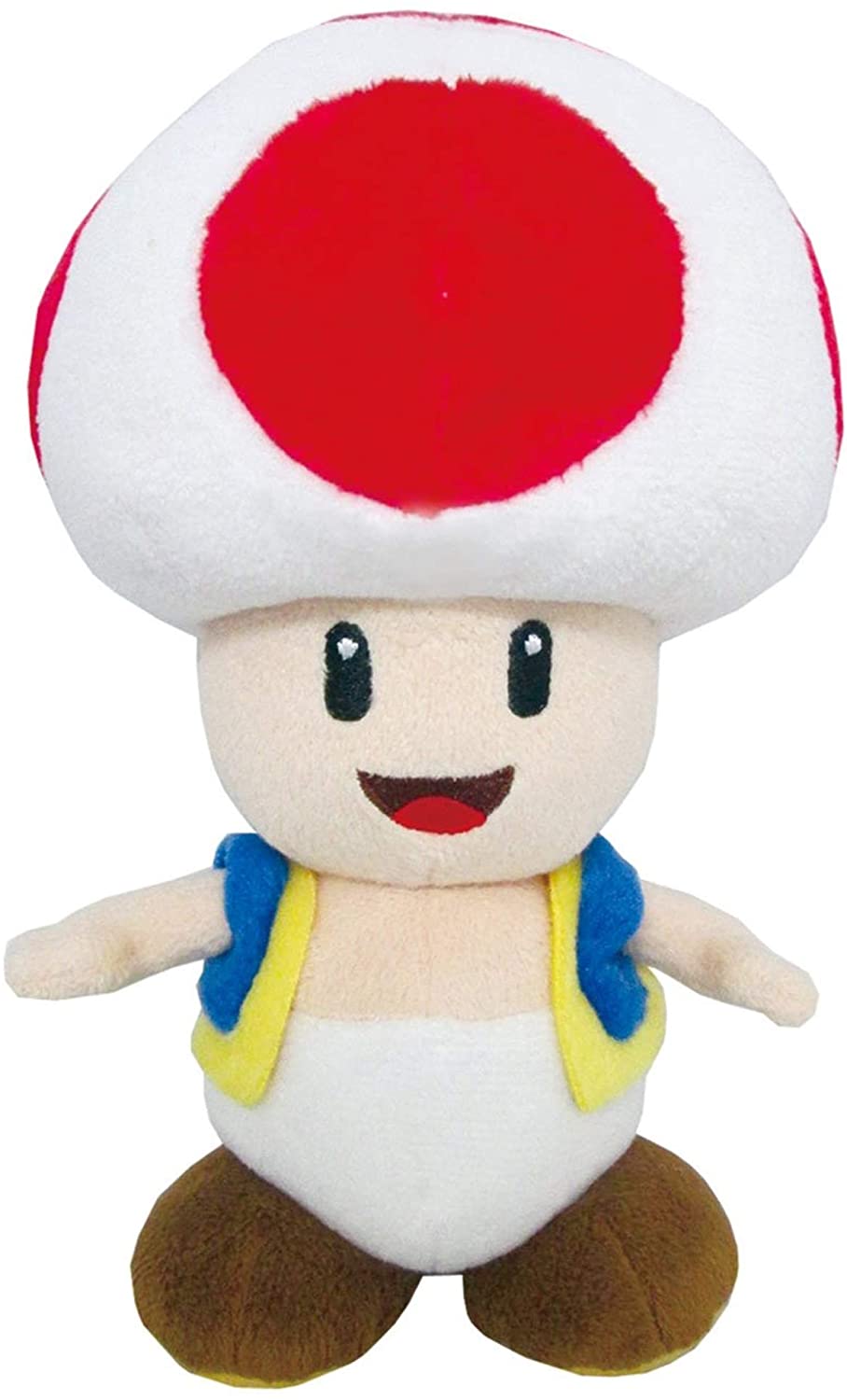 Super Mario All Star Collection Toad Stuffed Plush 7.5