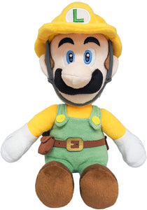 Super Mario Maker 2 Builder Luigi Plush 10"H