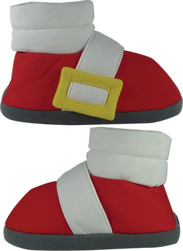 Sonic the Hedgehog Sonic White/Red Plush Slippers