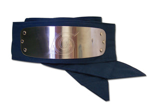 Naruto Leaf Village Logo Headband Navy Blue