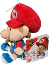 Load image into Gallery viewer, Super Mario All Star Collection Baby Mario Plush 6&quot;H