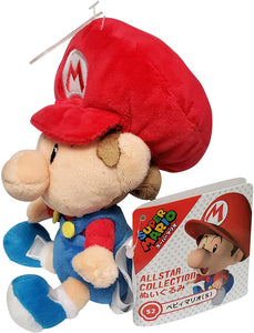 Super Mario All Star Collection Baby Mario Plush 6"H