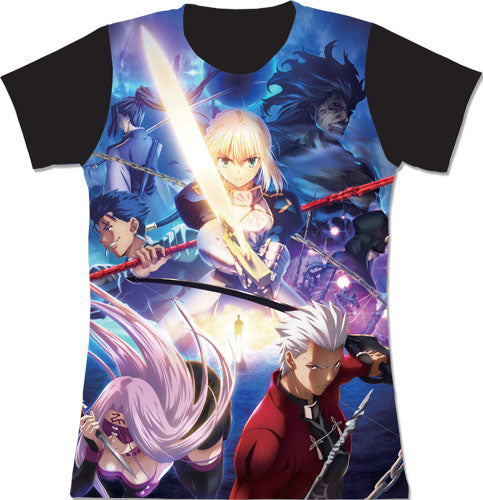 Fate/stay night 記念T-shirt Fate / Stay Night Servants Group Sublimation Official Women Size T