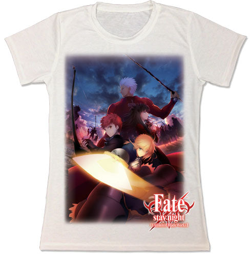 Fate/Stay Night Shiro, Saber & Archer Group Sublimation Jrs T-Shirt
