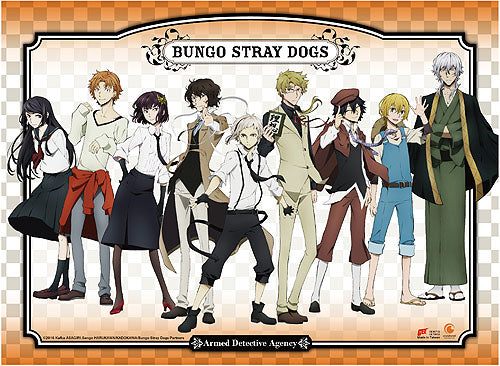 Bungo Stray Dogs Armed Detective Agency Official Wall Scroll