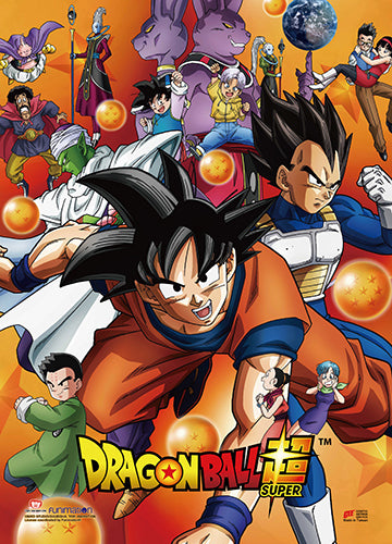 Dragon Ball Super Goku Group Key Art Wall Scroll