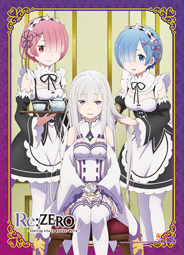 Re: Zero Emilia, Rem & Ram Wall Scroll