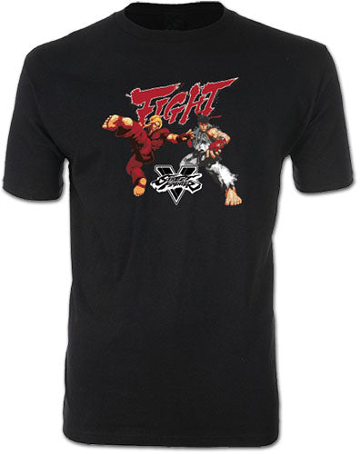 Street Fighter V Ryu & Ken Men's Screen Print T-Shirt