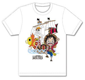 One Piece SD Luffy & Sunny Men's T-Shirt