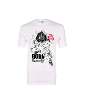 Dragon Ball Z Goku Kamehameha B/W Men's T-Shirt