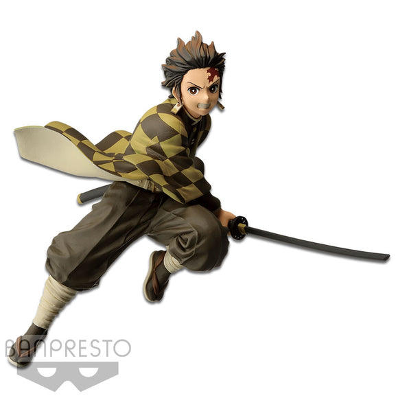 Banpresto Demon Slayer: Kimetsu no Yaiba Vibration Stars Figure (A:Tanjiro Kamado)