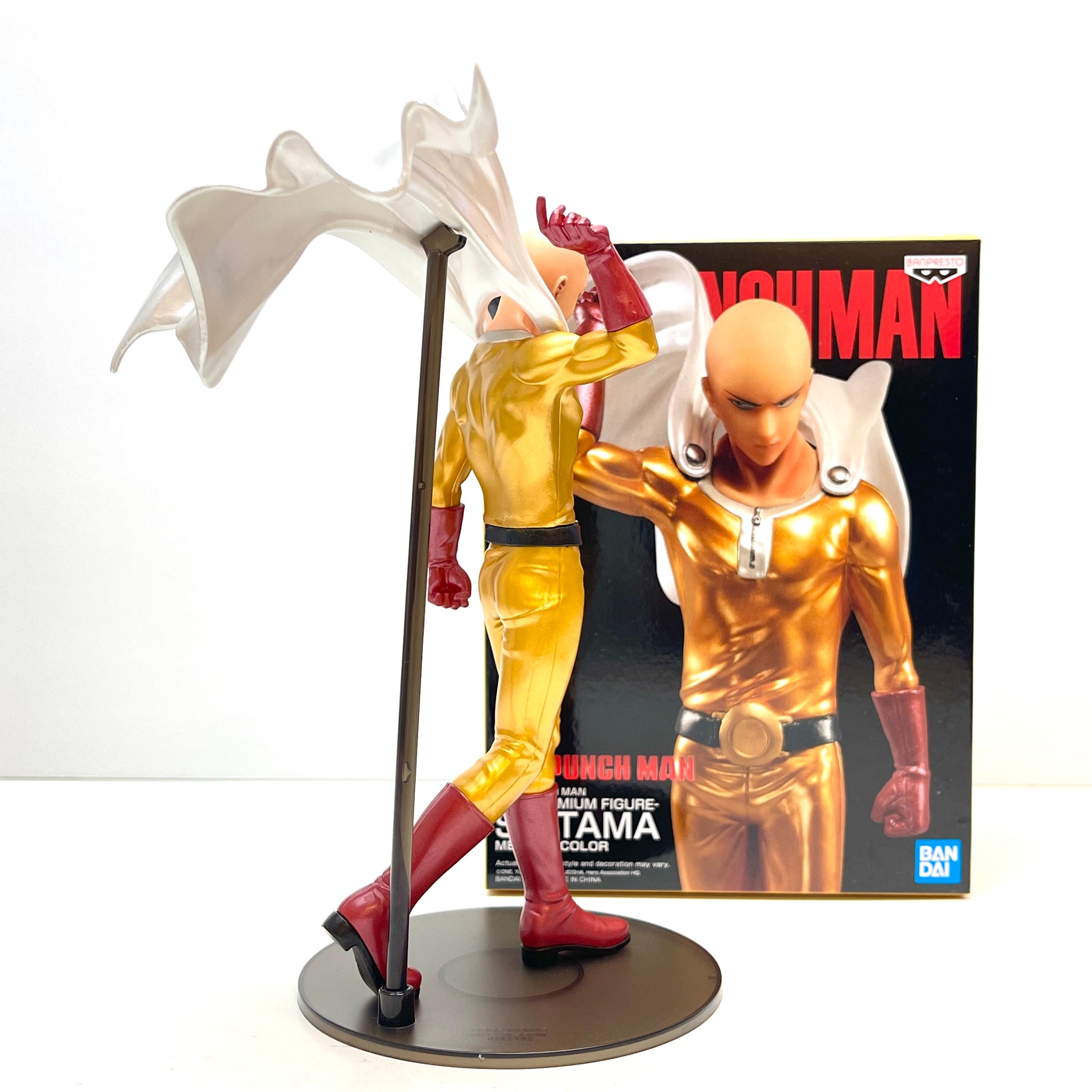 Banpresto One Punch Man Premium Saitama Metalic Color Figure
