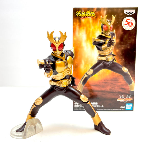 Banpresto Kamen Rider Agito Hero's Brave Statue Kamen Rider Agito Ground Form Ver.B Figure BP17787