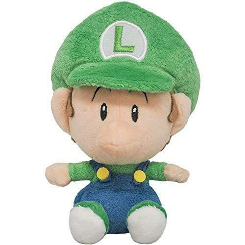 Super Mario All Star Collection Baby Luigi Plush 6