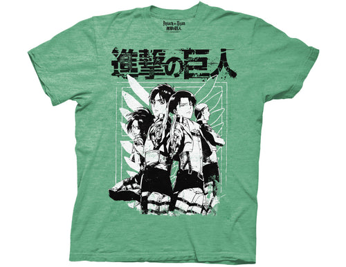 Attack on Titan Scout Group Adult T-Shirt