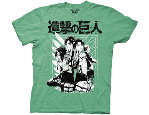 Attack on Titan Scout Group Adult T-Shirt